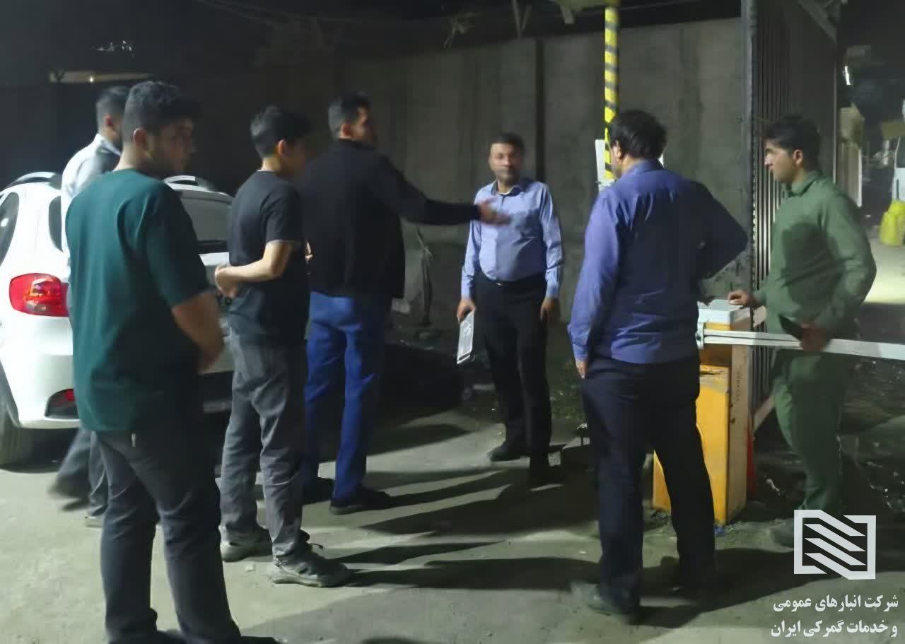 بازدید شبانه مدیرعامل شرکت انبارهای عمومی و خدمات گمرکی جلفا از روند فعالیت‌های عملیاتی پایانه نوردوز 2
